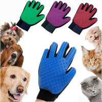 Pet Dog brush Glove Deshedding Gentle Efficient Pet Grooming Glove Dog Bath Cat cleaning Supplies Pet Glove Hair Remove