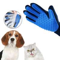 2020 Top Quality China Factory Comfortable Pet Massage Hair Glove Brush Grooming Tool Pet Dog Grooming Glove Brush